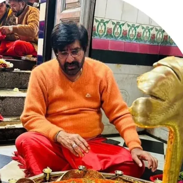 Mahant Rajendra Bharti, Mukhya Pujari, Mangal Nath Mandir, Ujjain